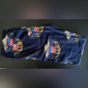 LuLaRoe Navy Graphic Print OS Leggings